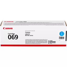 Toner CANON 069C:  i-SENSYS LBP673Cdw Cyan i-SENSYS LBP673dw, MF752Cdw 1.900p.