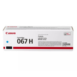 Toner CANON 067H C: cyan 2.350p. i-SENSYS LBP631 LBP633 MF651 MF655 MF657