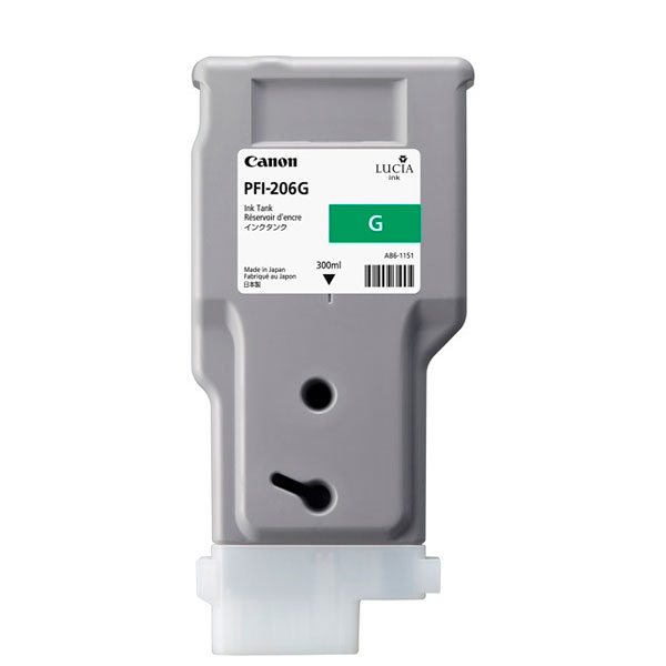C.t. CANON PFI-206G verde 300ml IPF6400 IPF6450