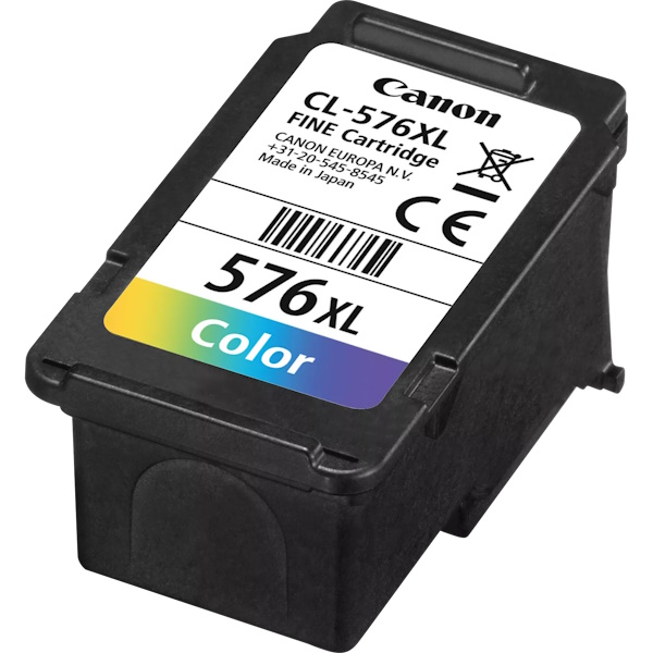 C.t. CANON CL576XL: Pixma TS3550i 3551i Color HY CMY TR4750i TR4751i 12.6ml