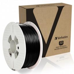 VERBATIM 3D filament ABS 1,75mm 1Kg - Black Print Temp: 240-260º