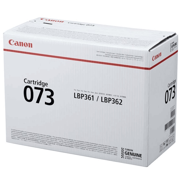 Toner CANON 073BK: i-SENSYS LBP361 Black LBP362 27.000p.