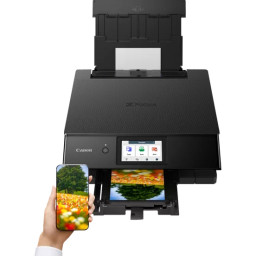 Multifunción CANON PIXMA TS8750 A4 negra 3-1 6ct 15/10pm 100+20h Duplex LCD +scan USB/Wifi Multifunción CANON PIXMA TS8750 A4 negra 3-1 6ct 15/10pm 100+20h Duplex LCD +scan USB/Wifi