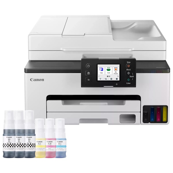 Multifunción CANON MAXIFY GX2050 EB2 blanca 3-1 15/10pm 250h+ADF Duplex USB/Eth/Wifi +2bot.ext