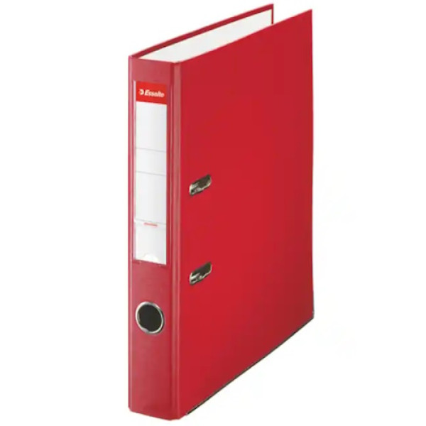 Archivador de palanca ESSELTE plástico forrado A4 Lomo 50mm, 2 anillas, color rojo