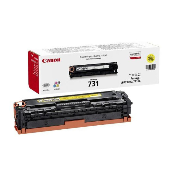 Toner CANON 731Y amarillo LBP7100 LBP7110 MF8230 MF623CN MF628CW MF8280 1.500p.