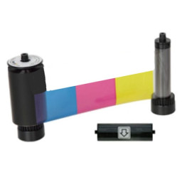 Ribbon QUALICA RD301 RDN color YMCKO 1/2 panel 350 impr. (RDN1/2YMCKO)
