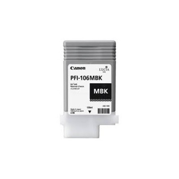 C.t. CANON PFI-106MBK negro mate 130ml IPF6300 IPF6350 IPF6400 IPF6450