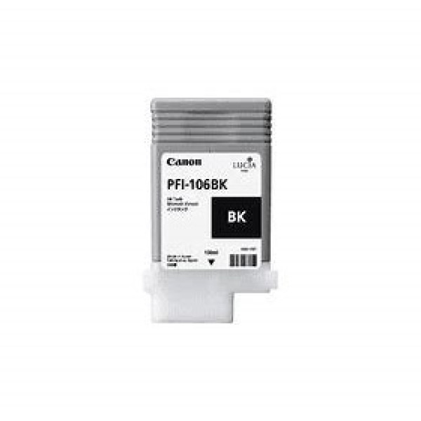 C.t. CANON PFI-106BK negro 130ml IPF6300 IPF6350 IPF6400 IPF6450