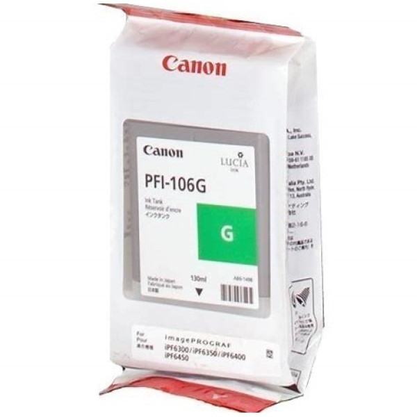 C.t. CANON PFI-106G verde 130ml IPF6300 IPF6350 IPF6400 IPF6450