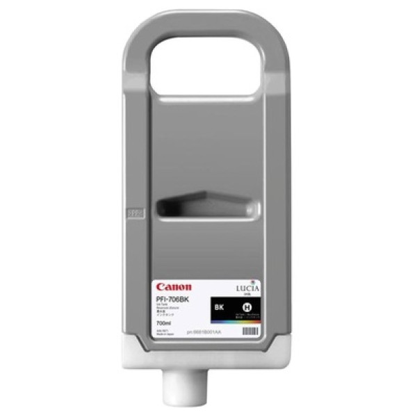 C.t. CANON PFI-706BK negro 700ml IPF8300 IPF8400 IPF9400