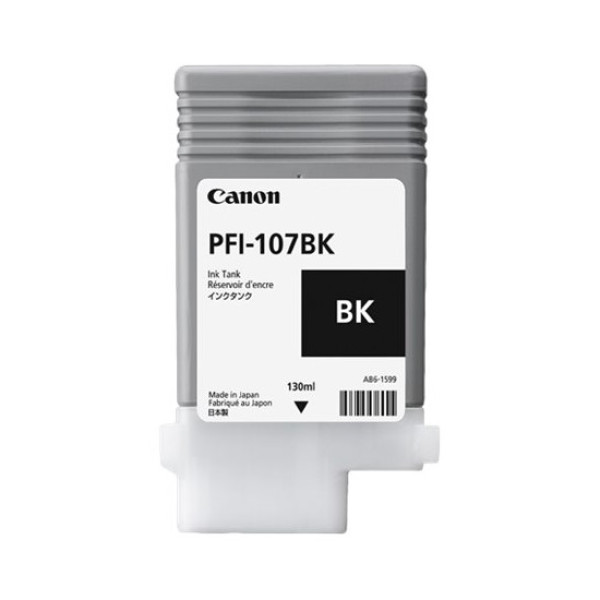 C.t. CANON PFI-107BK negro 130ml IPF670 IPF680 IPF685 IPF770 IPF780 IPF785