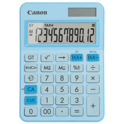 Calculadora CANON LS-125KB-PBL HB azul sobremesa, 12-dig, dual-power