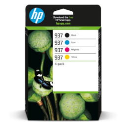(4) C.t.HP #937 CMYK OfficeJet Pro 9110 9120 9130 9700 - 4-pack