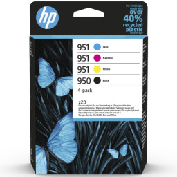 Pack (4) C.t.HP #950 +#951 CMYB Officejet Pro 250 8610 8620 276  4-pack