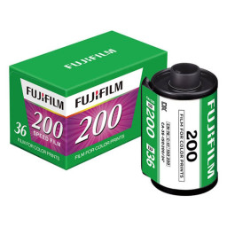 FUJIFILM película color negativa ISO200 CA135/36ex formato 35mm