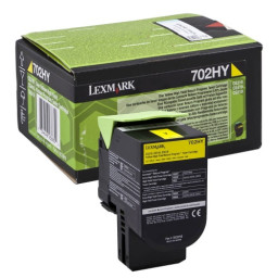 Toner LEXMARK #702HY amarillo CS310 CS410 CS510 3.000p. Return (70C2HYE)
