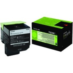 Toner LEXMARK #702XK negro CS510 8.000p. (70C2XKE)