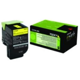 Toner LEXMARK #702XY amarillo CS510 4.000p. (70C2XYE)