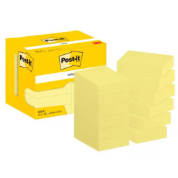 (12) Blocs de 100 notas adhesivas POST-IT 38x51mm amarillas (653-E) (FT510058488) (12) Blocs de 100 notas adhesivas POST-IT 38x51mm amarillas (653-E) (FT510058488)