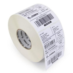 (6) Rollos etiquetas ZEBRA Z-Select 2000T core76mm 76x51mm 6x2740et (requiere ribbon) Topcoa