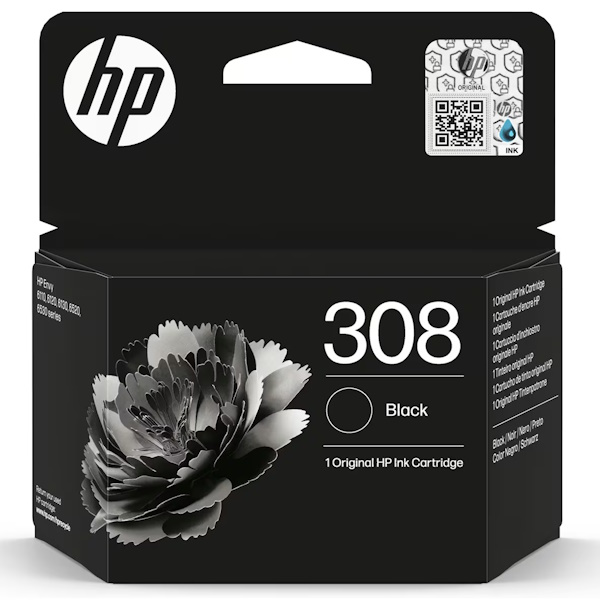 C.t.HP #308 negro  160p Envy 6110 6120 6130 6520 6530