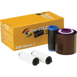 Ribbon ZEBRA ZXP Series 7 - negro 5.000 images True Colours ix - Monochrome +cleaning