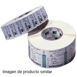 (12) Rollos etiquetas ZEBRA Z-Select 2000D core25mm 76x25mm 12x2580et Premium Topc. perforada