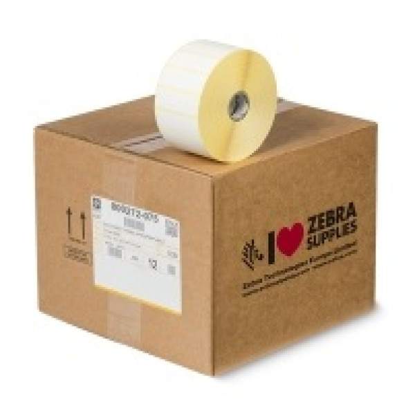 (12) Rollos etiquetas transfer ZEBRA TLP2844/3742 57x19mm 3315et/rollo TERMICA PREMIUM