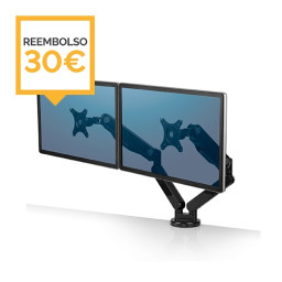 FELLOWES soporte para 2 monitores hasta 27
