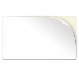Tarjeta PVC CR79/CR80 UltraCard 10mil con adhesivo en el reverso