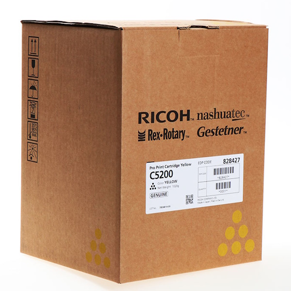 Toner RICOH Pro C5200 C5210 Yellow 24.000p. Toner RICOH Pro C5200 C5210 Yellow 24.000p.