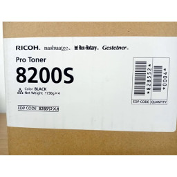Toner RICOH Type 8200S Black (848485) caja de 4 botellas x 1730g Toner RICOH Type 8200S Black (848485) caja de 4 botellas x 1730g