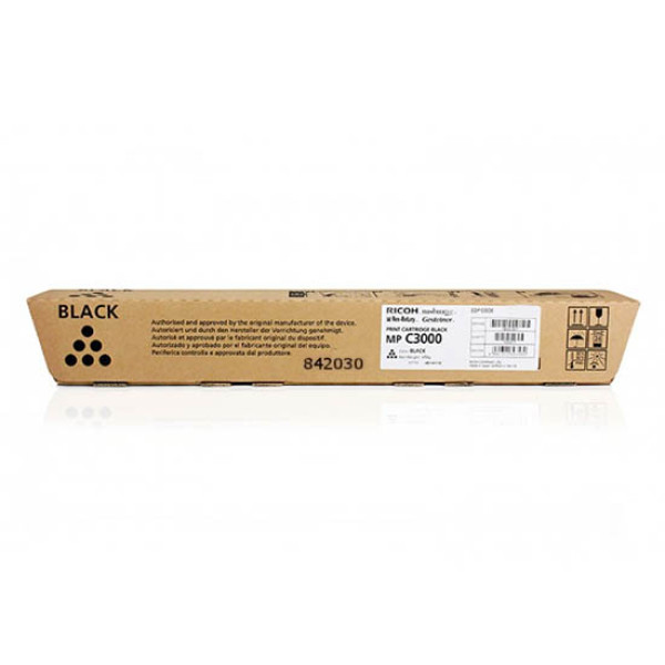 Toner RICOH MPC2000 MPC2500 MPC3000 negro 20.000p. (884946)