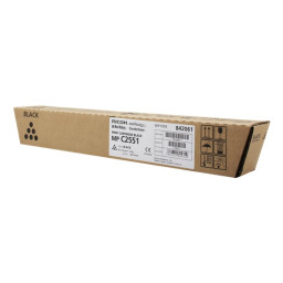Toner RICOH MP C2551HE negro MPC2031 C2051 (841587 C2551 C2030 C2050 C2530 10.000p. (841504)(842465)
