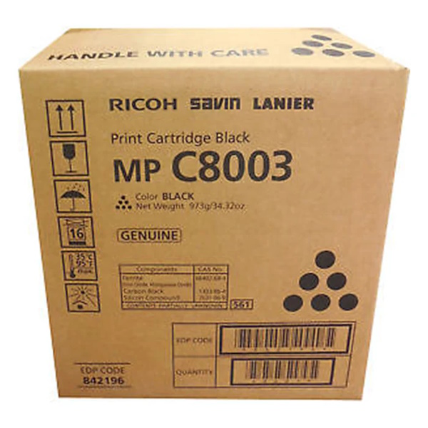 Toner RICOH MPC6503 MPC8003 negro 47.000p. (842196) Toner RICOH MPC6503 MPC8003 negro 47.000p. (842196)