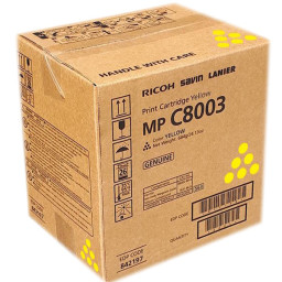 Toner RICOH MPC6503 MPC8003 amarillo 26.000p. (842197) Toner RICOH MPC6503 MPC8003 amarillo 26.000p. (842197)