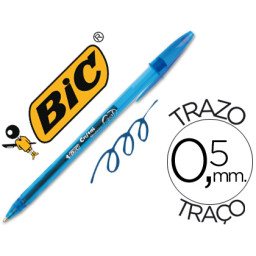 Bolígrafo BIC Cristal gel azul ** 