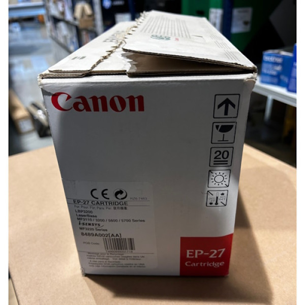 Toner CANON EP-27 LBP3200 MF3110 MF3220 MF5630 2.500p.--ABIERTO, interior en perfecto estado--