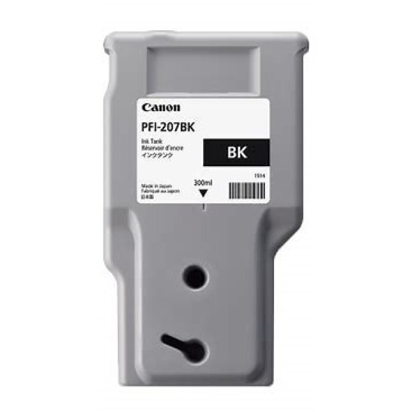 C.t. CANON PFI-207BK negro 300ml IPF680 IPF685 IPF780 IPF785