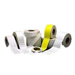 (8) Rollos etiquetas ZEBRA Z-Select 2000T core76mm 64x25mm 8x5180et (requiere ribbon) Topcoa