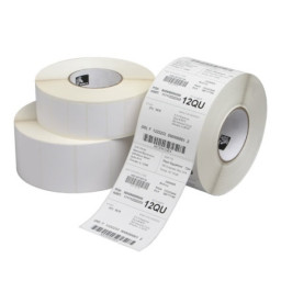(12) Rollos etiquetas ZEBRA Z-Ultimate 3000T polyester 38x13mm 4650et/rollo para ribbon 05095GS