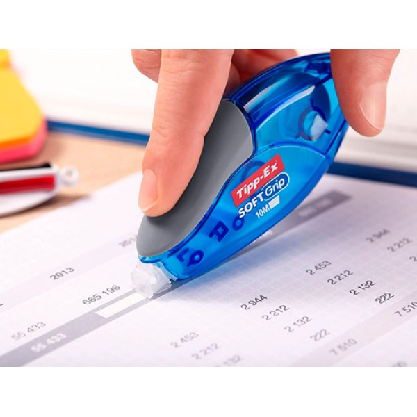 Corrector TIPP-EX Cinta Soft Grip 4.2mm x 10m