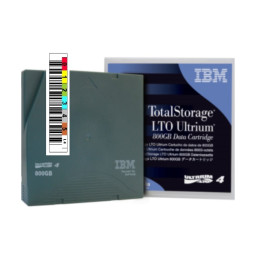 DC IBM Ultrium LTO-4 etiquetado 800GB/1,6TB  (95P4436ET) secuencia a medida *
