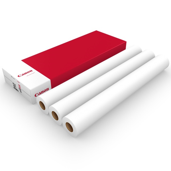 (3)Paper rolls CANON 1570B standard 90g. 2 (3)Paper rolls CANON 1570B standard 90g. 2