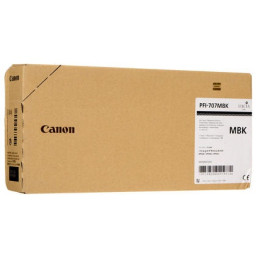 C.t. CANON PFI-707MBK negro mate 700ml IPF830 IPF840 IPF850