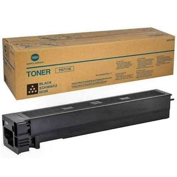 Toner KONICA-MINOLTA TN711K: BizHub 654e negro Standar