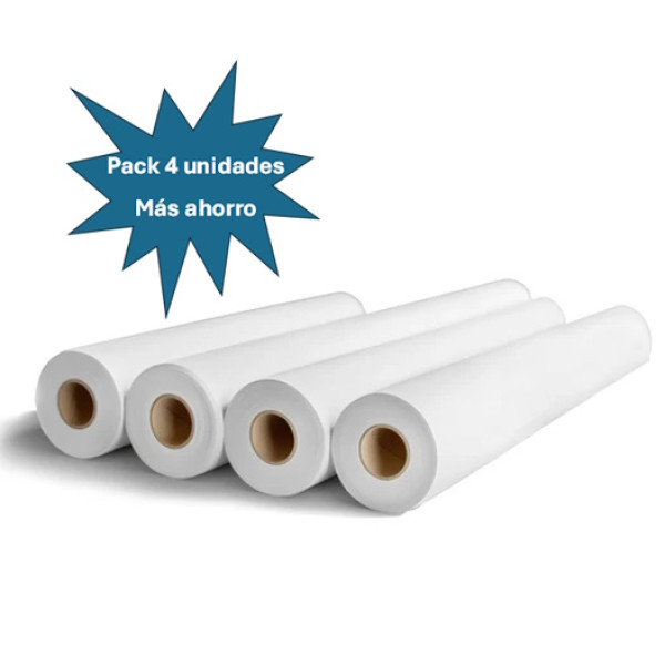(4) Paper rolls HP Bright White Inkjet 90gr 24 (4) Paper rolls HP Bright White Inkjet 90gr 24