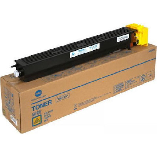 Toner KONICA-MINOLTA TN713Y: amarillo BizHub C659 C759  33.200p.