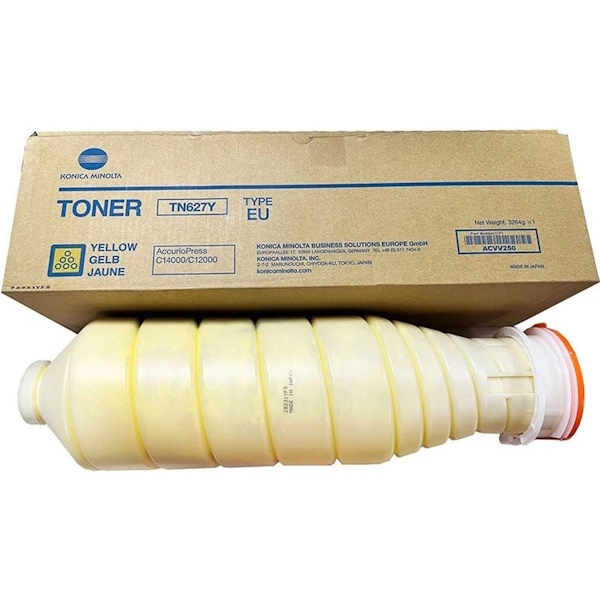 Toner KONICA-MINOLTA TN627 amarillo AccurioPress C12000 C14000